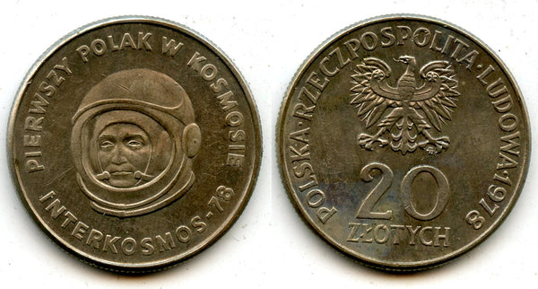 Commemorative 20 zloty coin, 1978, Poland
