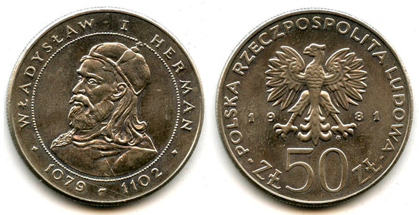 Commemorative 50 zloty coin, 1981, Poland
