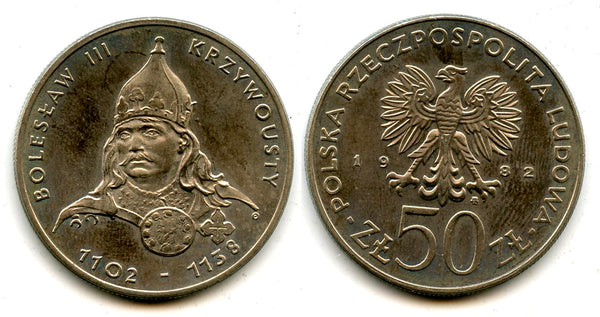 Commemorative 50 zloty coin, 1982, Poland