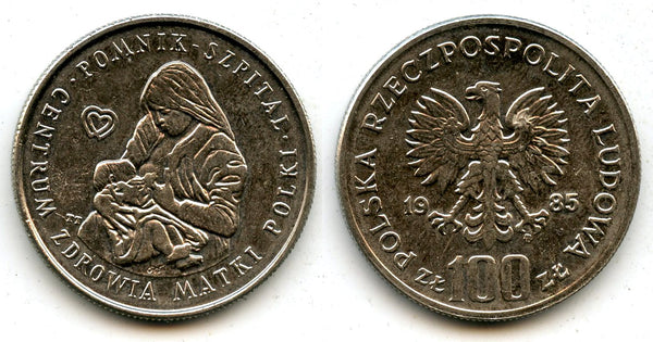 Commemorative 100 zloty coin, 1985, Poland