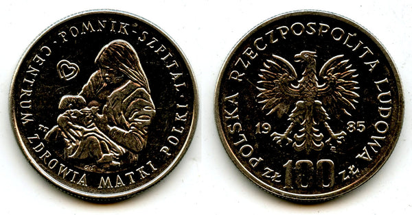 Commemorative 100 zloty coin, 1985, Poland