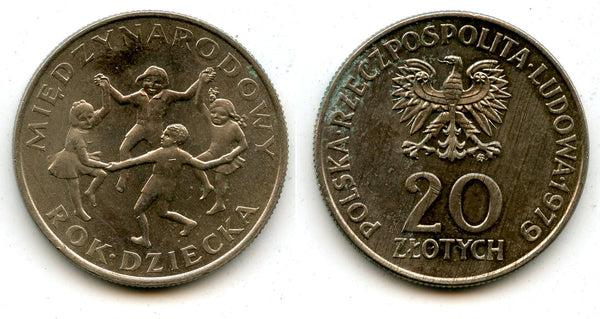 Commemorative 20 zloty coin, 1979, Poland