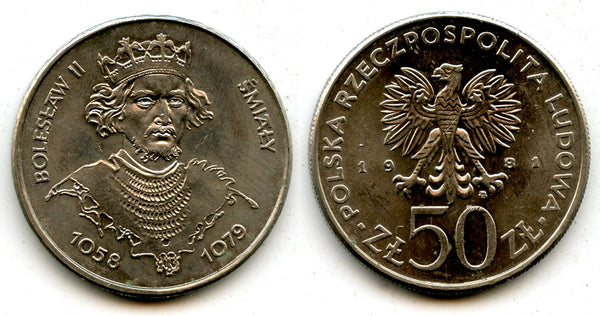Commemorative 50 zloty coin, 1981, Poland