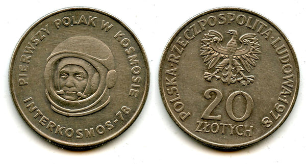 Commemorative 20 zloty coin, 1978, Poland