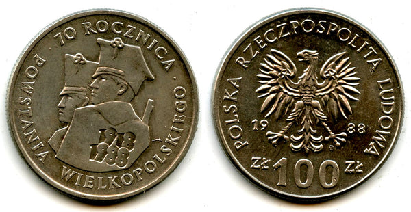 Commemorative 100 zloty coin, 1988, Poland