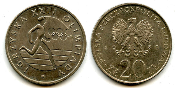Commemorative 20 zloty coin, 1980, Poland