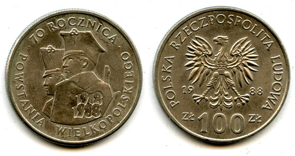 Commemorative 100 zloty coin, 1988, Poland