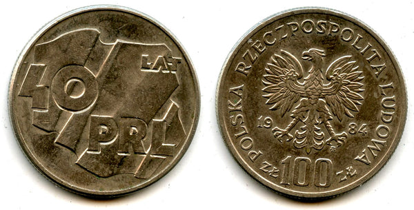 Commemorative 100 zloty coin, 1984, Poland