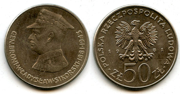 Commemorative 50 zloty coin, 1981, Poland
