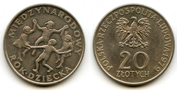 Commemorative 20 zloty coin, 1979, Poland