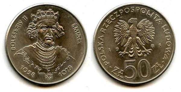 Commemorative 50 zloty coin, 1981, Poland