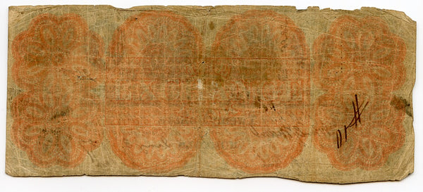 Obsolete banknote - 20-dollars, 1857, The Exchange Bank of Virginia