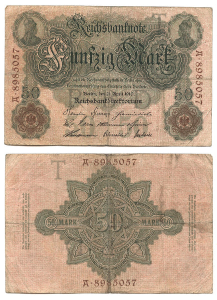 50 marks, 1910, William II (1888-1918), Germany (Pick-26a)