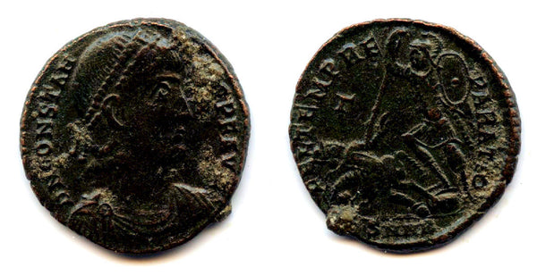 FTR AE2 of Constantius II as Augustus (337-361 CE), Nicomedia, Roman Empire