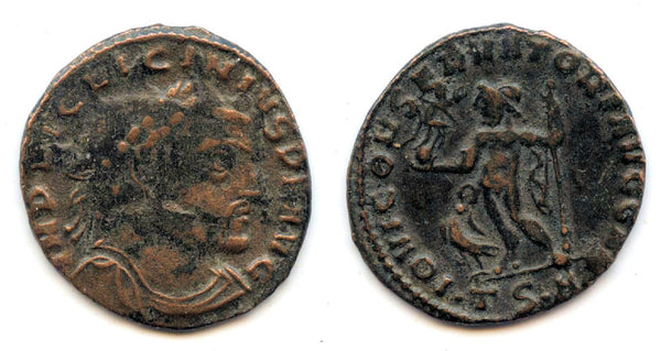Bronze follis of Licinius (308-324 CE), Thessalonica mint, Roman Empire