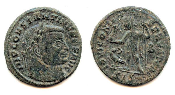 IOVI follis of Constantine the Great (307-337 CE), Siscia, Roman Empire