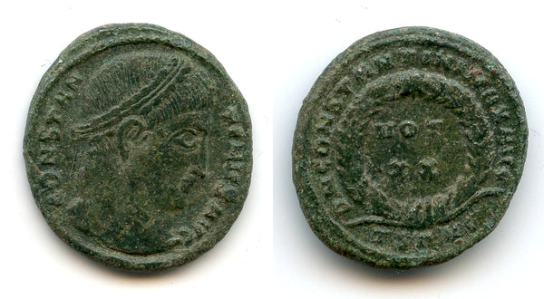 VOT XX follis of Constantine the Great (307-337), Thessalonica, Roman Empire