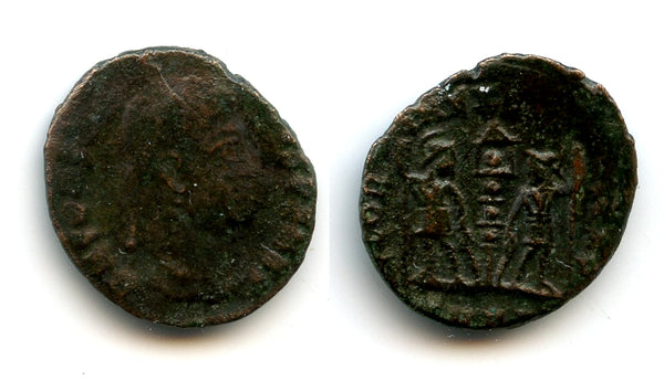 GLORIA EXERCITVS AE3 of Constans (337-350), Roman Empire