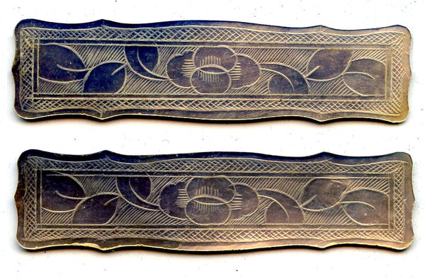 Rectangular mother-of-pearl gaming counter, S. China, 18th–early 20th century