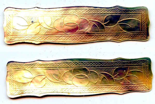 Rectangular mother-of-pearl gaming counter, S. China, 18th–early 20th century