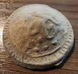 Ceremonial clay "gold cake" money, Western Han dynasty, c.206 BC-9 AD, China