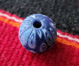 Rare primitive money - glass proto-coin bead, western Sumatra, c.600-1200 AD
