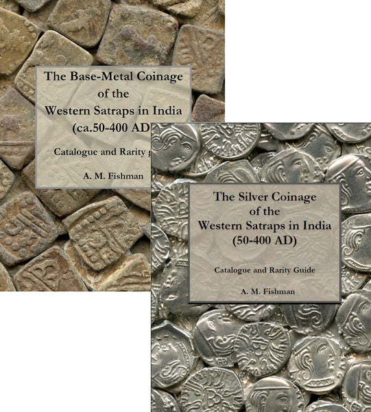 Discounted lot - two books - Base-metal & silver Coinage of the Western Satraps, A.M.Fishman