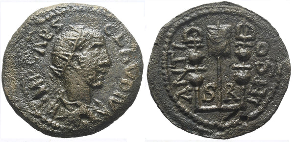 Rare AE27 of Claudius Gothicus (268-270 AD), Antioch, Pisidia, Roman Provincial issue