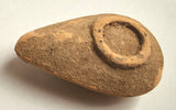 Rare authentic clay lamp, Judaea, Byzantine period, 6th-8th century AD - early Christian type with "The light of Christ shines on us all" inscription,