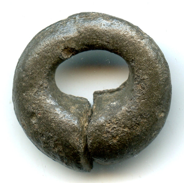 Scarce large Mamuli coin (24.4g), Majapahit Empire, 1293-1522, Java, Indonesia