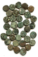 Lot of 35 various horseman jitals, 1100-1200's, Kangra Kingdom