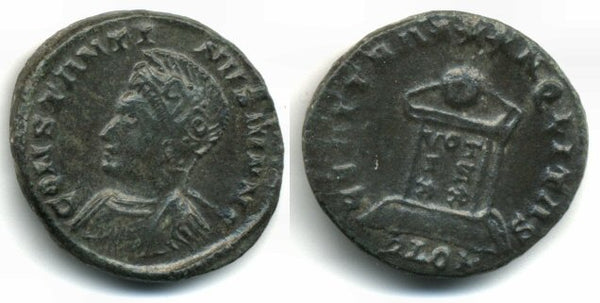 SUPERB follis of Constantine II as Caesar (317-337 AD) from London