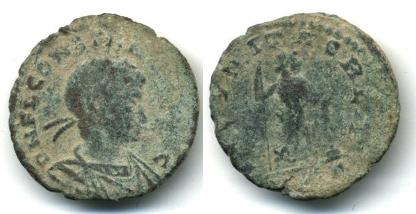 Scarce follis of Constantius II (337-361 AD)