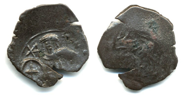 Extremely rare type! Billon trachy (DO 805), Andronicus II (1282-1328), Restored Byzantine Empire