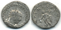 Silver antoninianus of Valerian (253-260 AD), Asian mint, Roman Empire - FORTVNA REDVX