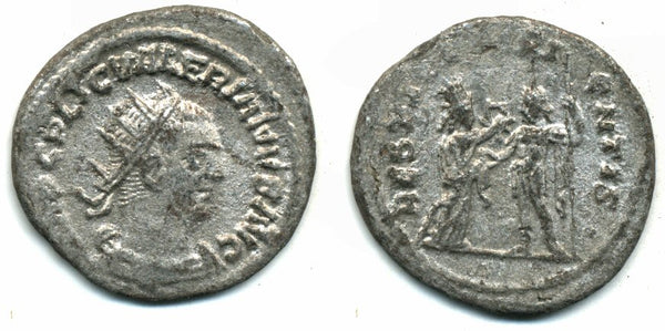 Silver antoninianus of Valerian (253-260 AD), RESTITVT ORIENTIS