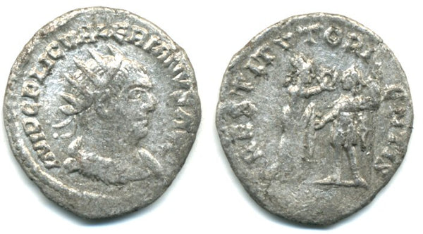Scarce silver antoninianus of Valerian (253-260 AD), Antioch mint