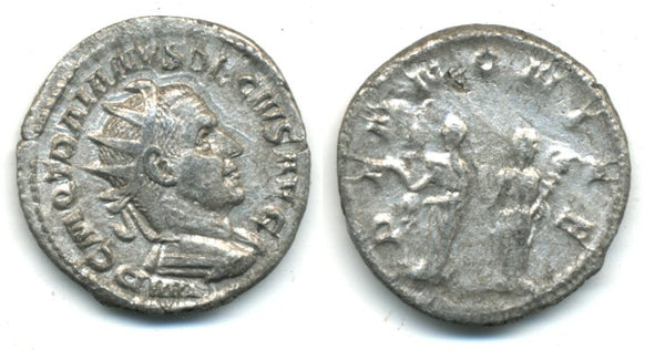 Attractive silver antoninianus of Trajan Decius (249-251 AD), Roman Empire (RIC 21b)