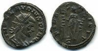 Beautiful silvered antoninianus of Claudius II (268-270 AD), Milan mint, Roman Empire