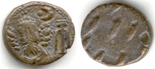 Bronze drachm of Kamnaskires-Orodes I (circa 45-35 BC), Kingdom of Elymais