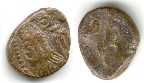 Bronze drachm of Orodes II (circa 100 BC (?)), Kingdom of Elymais