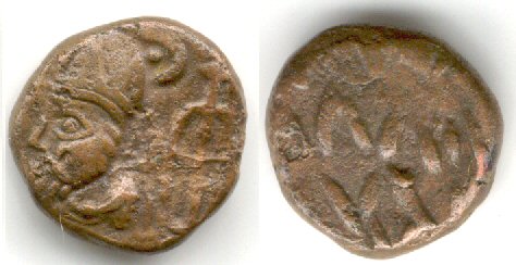 Bronze drachm of Orodes II (ca.100 AD (??), Kingdom of Elymais