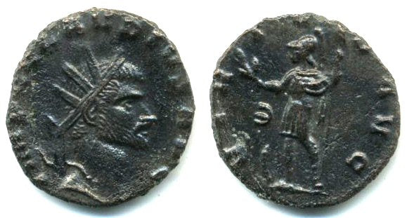 AE antoninianus of Claudius II Gothicus (268-270 AD), Rome mint, VIRTVS AVG