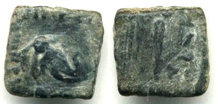 Bronze chalkous of Menander (ca.160-145 BC), Indo-Greeks