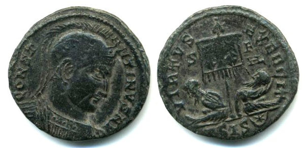 Quality AE follis of Constantine (minted 320 AD), Siscia mint