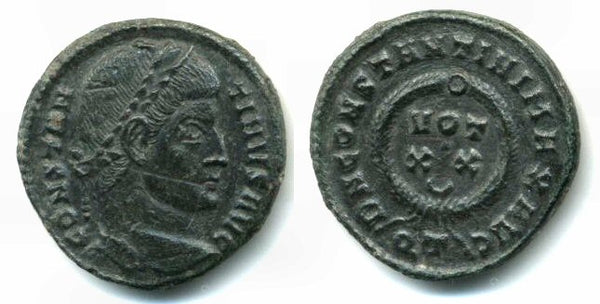 Follis of Constantine the Great (307-337 AD), Ticinum mint, Roman Empire