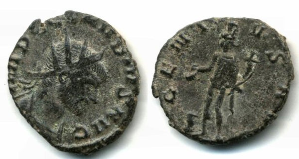 Bronze GENIVS antoninianus of Claudius (268-270 AD), Rome mint