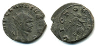 Bronze VICTORIA AVG antoninianus of Claudius (268-270 AD), Rome mint