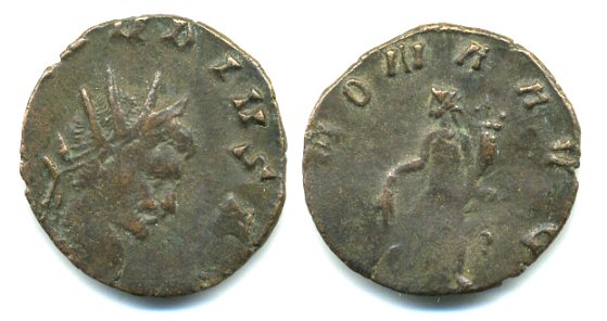 Bronze antoninianus of Claudius II (268-270 AD), Rome mint