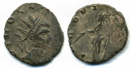 Rare series II commemorative antoninianus of Claudius II (268-270 AD), Rome mint